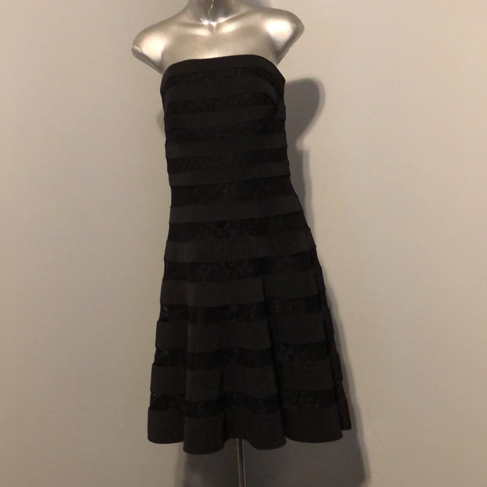 Black strapless